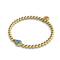 Cerf-volant | Or 18 carats | Émail | Bracelet à breloques en cristal